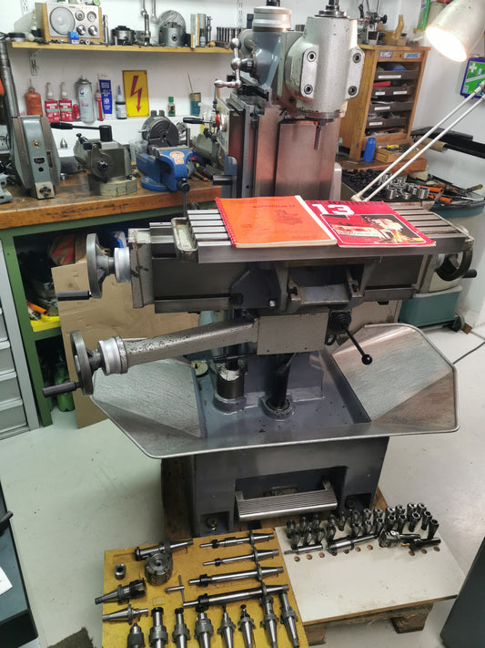 Schaublin 13 Präzisions Fräsmaschine mit Zubehör