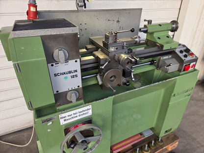 Schaublin 125B Hochpräzisions Drehmaschine