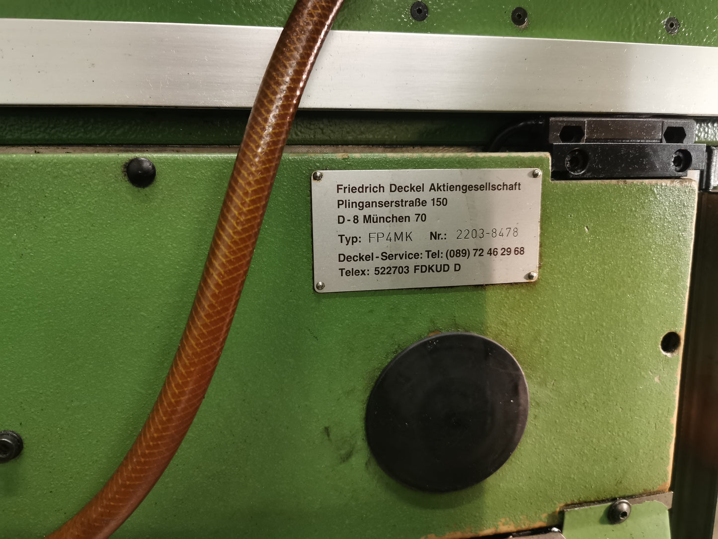Deckel FP4MK Werkzeug Fräsmaschine mit viel Zubehör