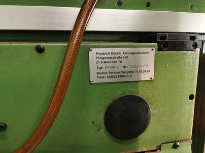 Deckel FP4MK Werkzeug Fräsmaschine mit viel Zubehör