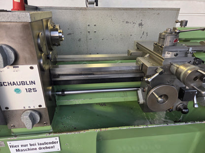 Schaublin 125B Hochpräzisions Drehmaschine