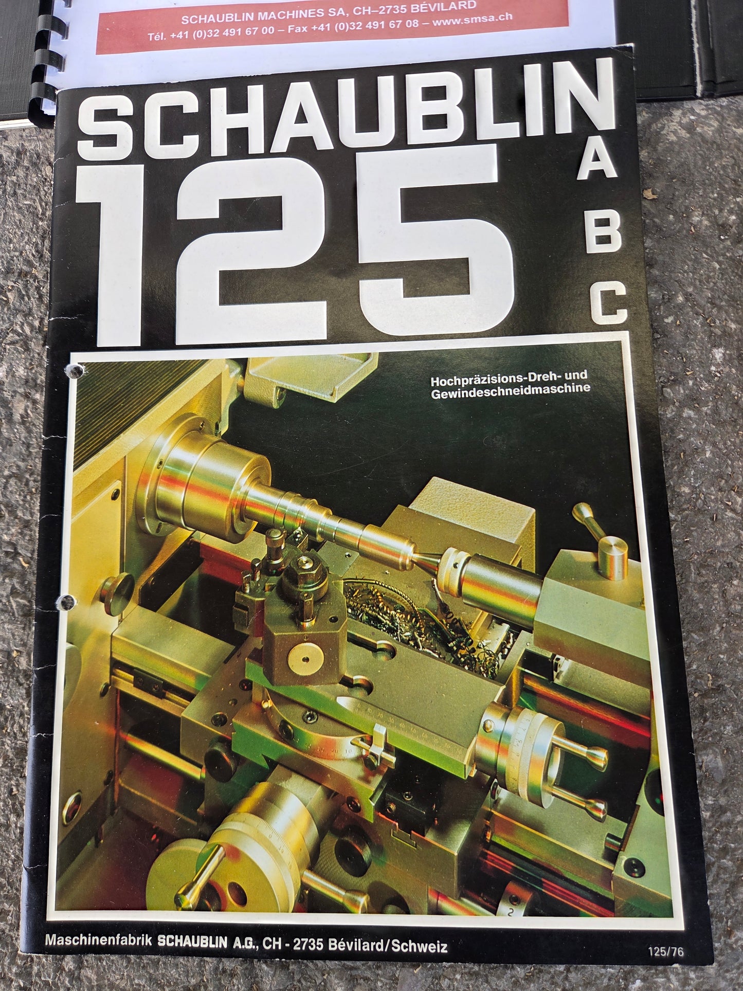 Schaublin 125B Hochpräzisions Drehmaschine