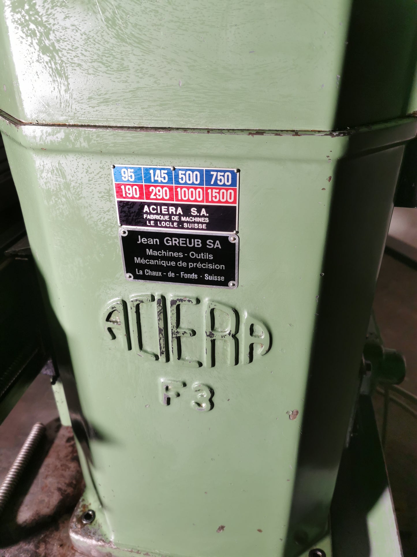 Aciera F3 Universal Fräsmaschine