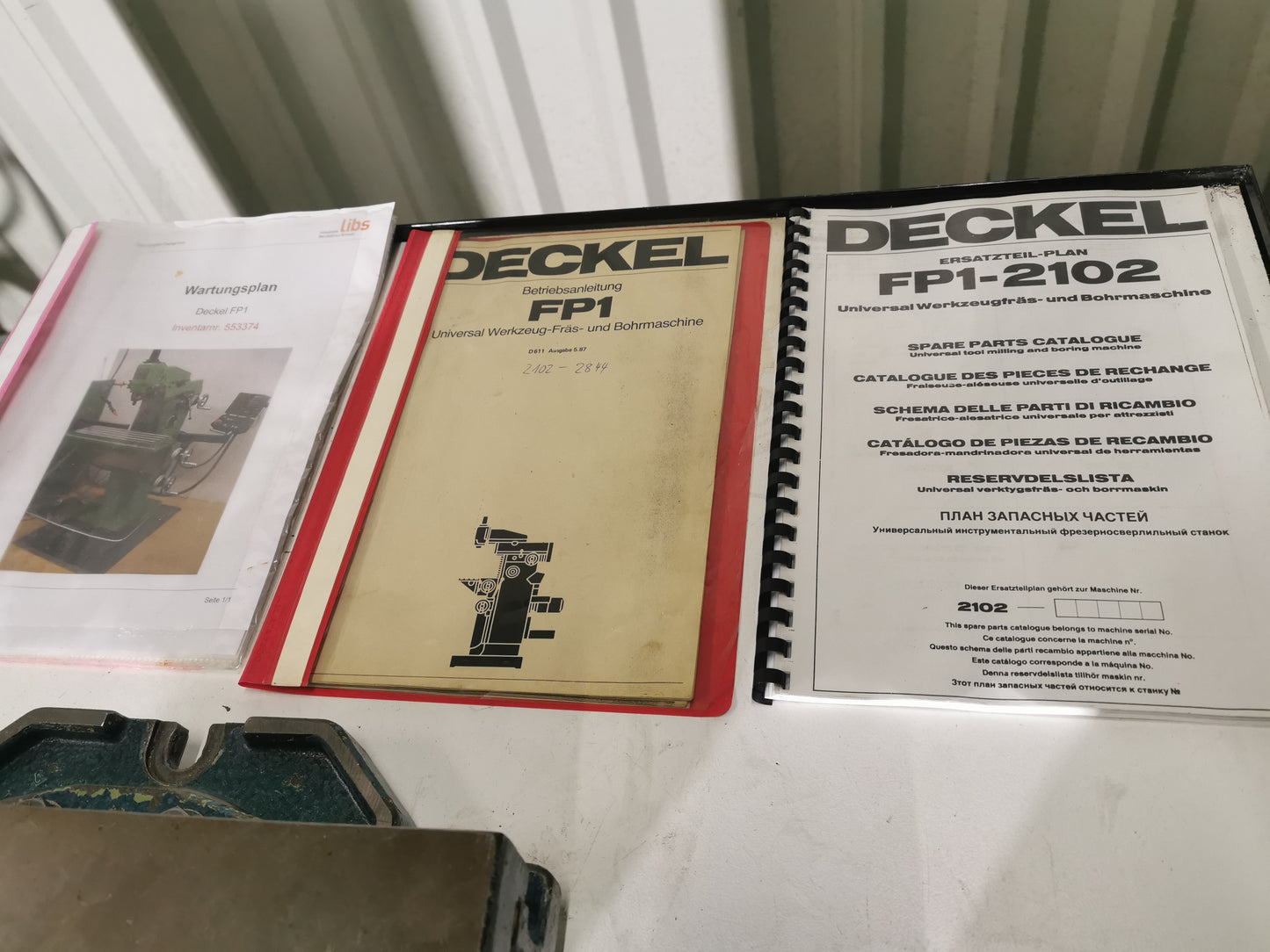 Deckel FP1 Aktiv Fräsmaschine mit viel Zubehör