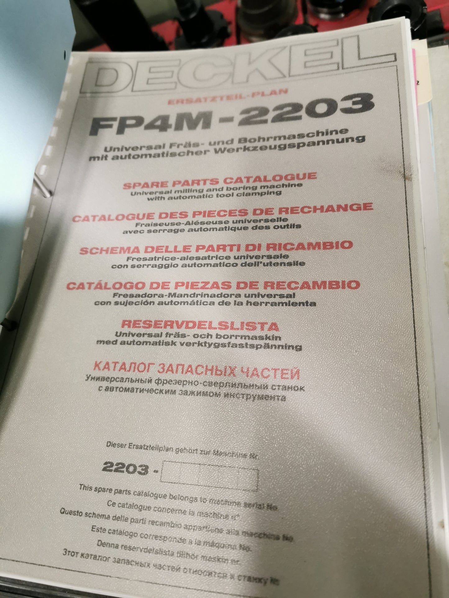 Deckel FP4MK Werkzeug Fräsmaschine mit viel Zubehör