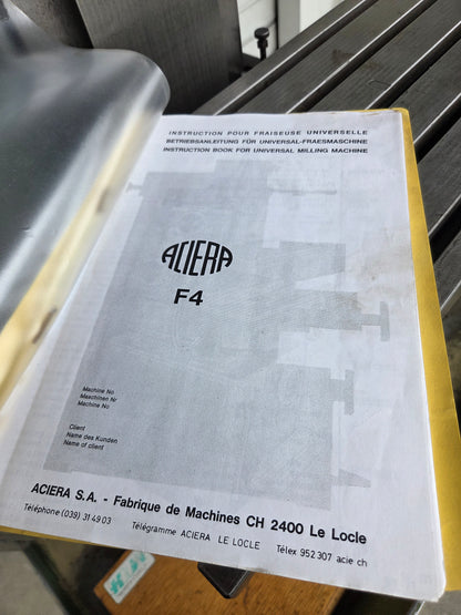 Aciera F4 Präzisions Universal Fräsmaschine