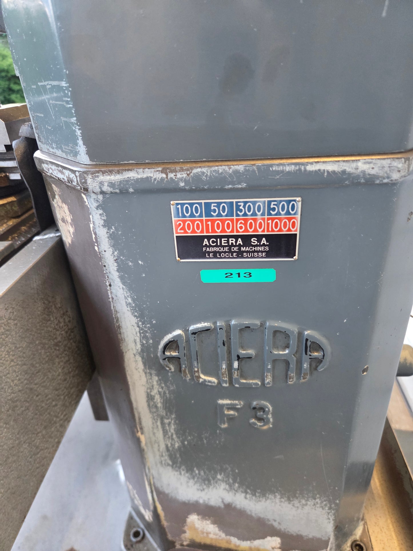 Aciera F3 Präzisions Universal Fräsmaschine