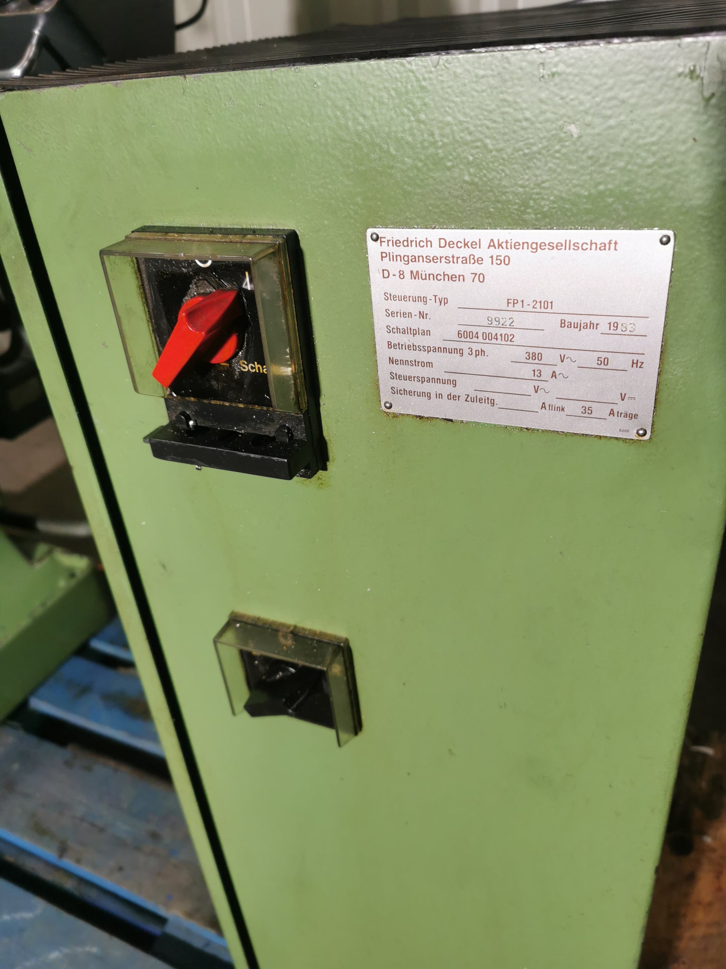 Deckel FP1 Aktiv Fräsmaschine mit viel Zubehör