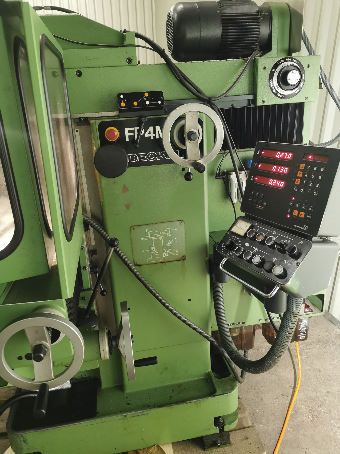 Deckel FP4MK Werkzeug Fräsmaschine mit viel Zubehör