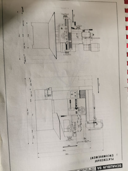 Schaublin 22 Präzisions Universal Fräsmaschine