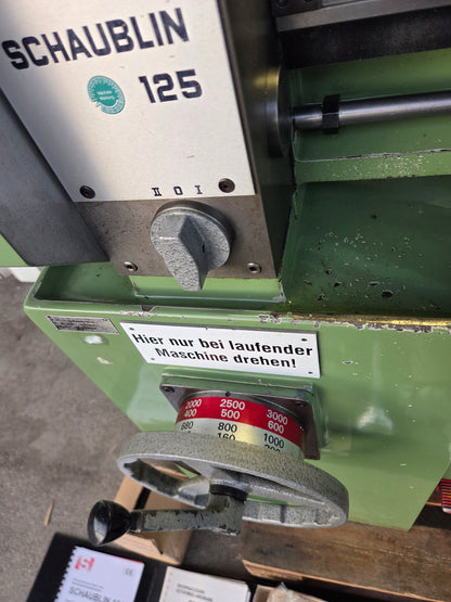 Schaublin 125B Hochpräzisions Drehmaschine