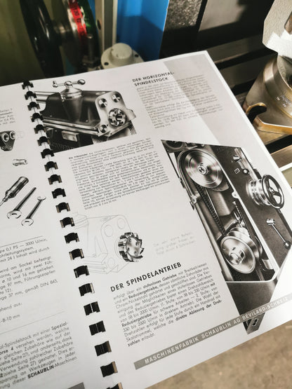 Schaublin 13 Präzisions Fräsmaschine KOMPLETT REVIDIERT