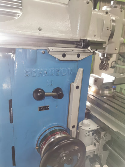 Schaublin 13 Präzisions Fräsmaschine KOMPLETT REVIDIERT